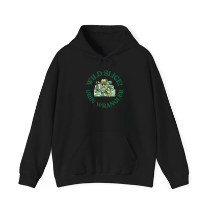 Wild Slice Grin Wrangler Unisex Hooded Sweatshirt - Cozy & Fun