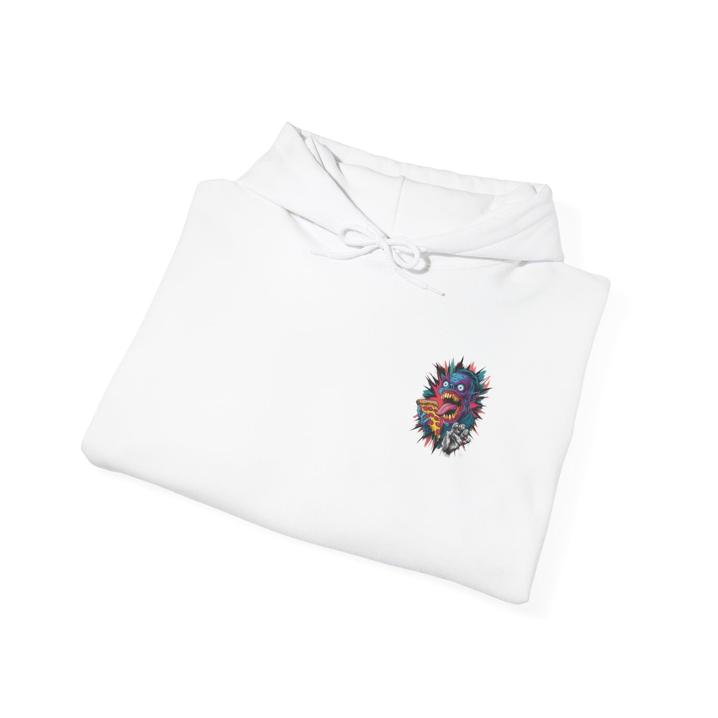 Funky Graphic Hoodie, Unisex Heavy Blend™ Sweatshirt With Unique Design, Cozy Streetwear, Casual Gift, Creative Apparel