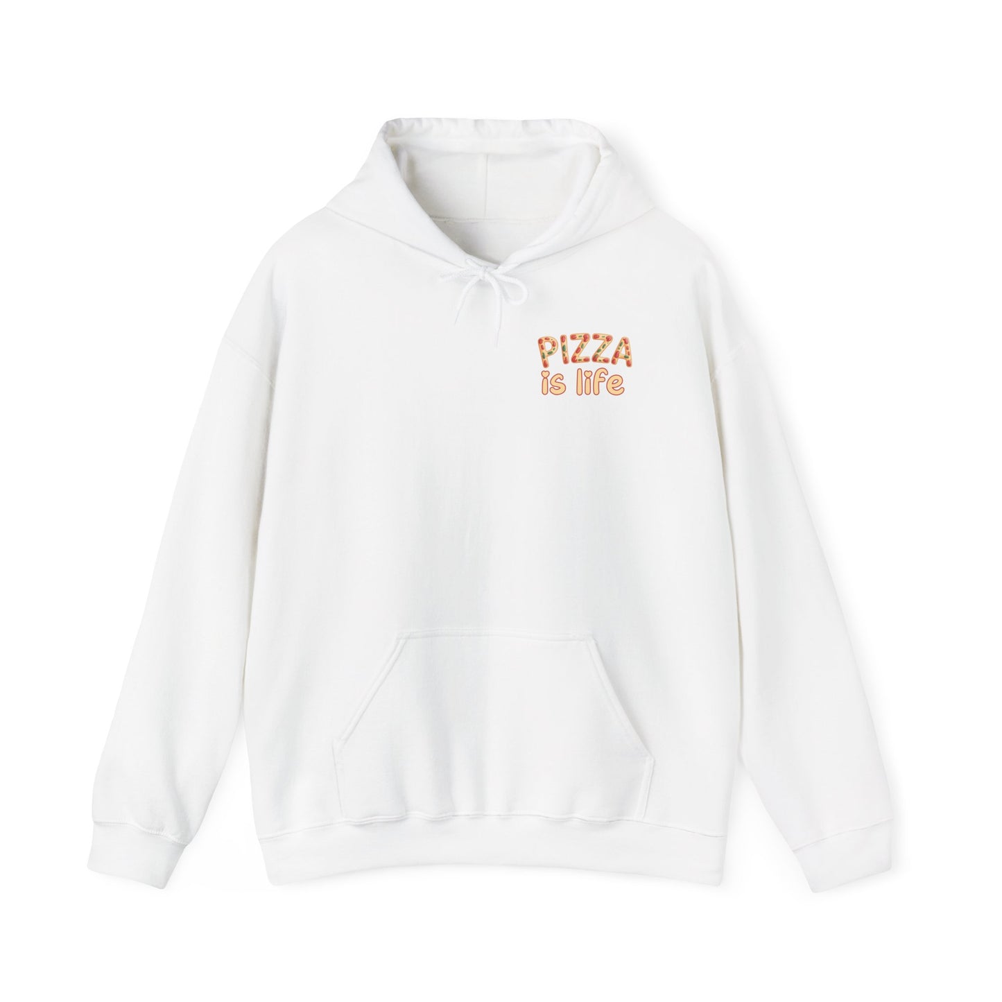 Pizza Is Life – Simple Slice Statement Hoodie