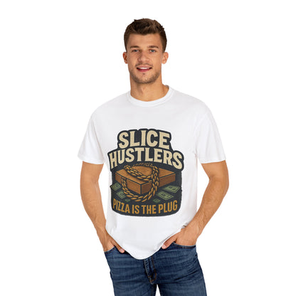 Pizza Hustler Unisex T-Shirt | Fun Foodie Gift, Casual Wear, Pizza Lover Shirt, Quirky Graphic Tee, Unique Gift Idea