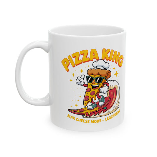 Pizza King – Max Cheese Mode Mug