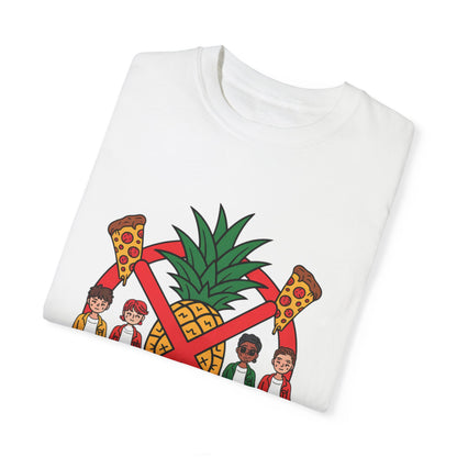 No Pineapple Club Unisex T-Shirt | Fun Pizza & Pineapple Design | Perfect for Food Lovers