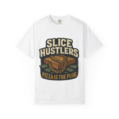 Pizza Hustler Unisex T-Shirt | Fun Foodie Gift, Casual Wear, Pizza Lover Shirt, Quirky Graphic Tee, Unique Gift Idea