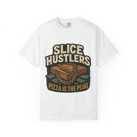 Pizza Hustler Unisex T-Shirt | Fun Foodie Gift, Casual Wear, Pizza Lover Shirt, Quirky Graphic Tee, Unique Gift Idea