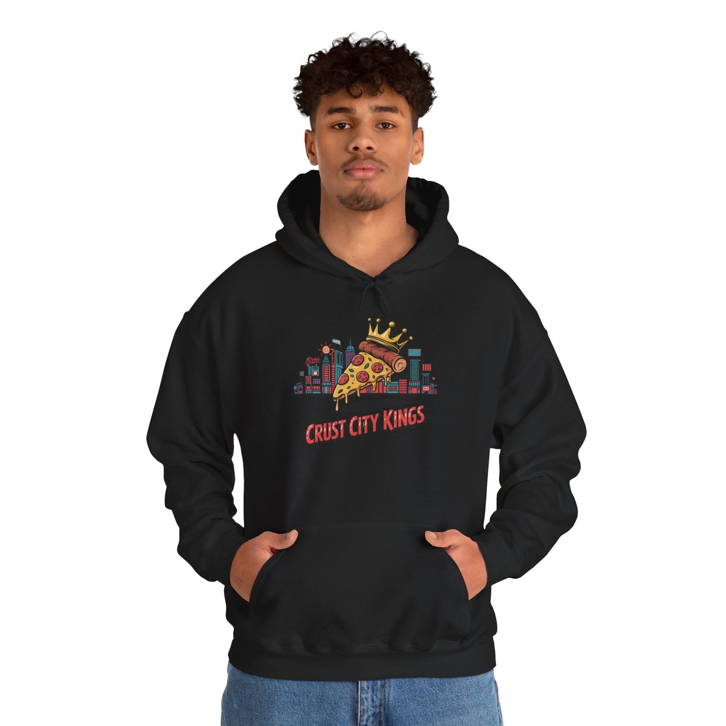 Crust City Kings Pizza Hoodie