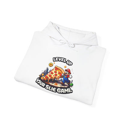 Level Up Pizza Gaming Hoodie - Unisex Heavy Blend Sweatshirt