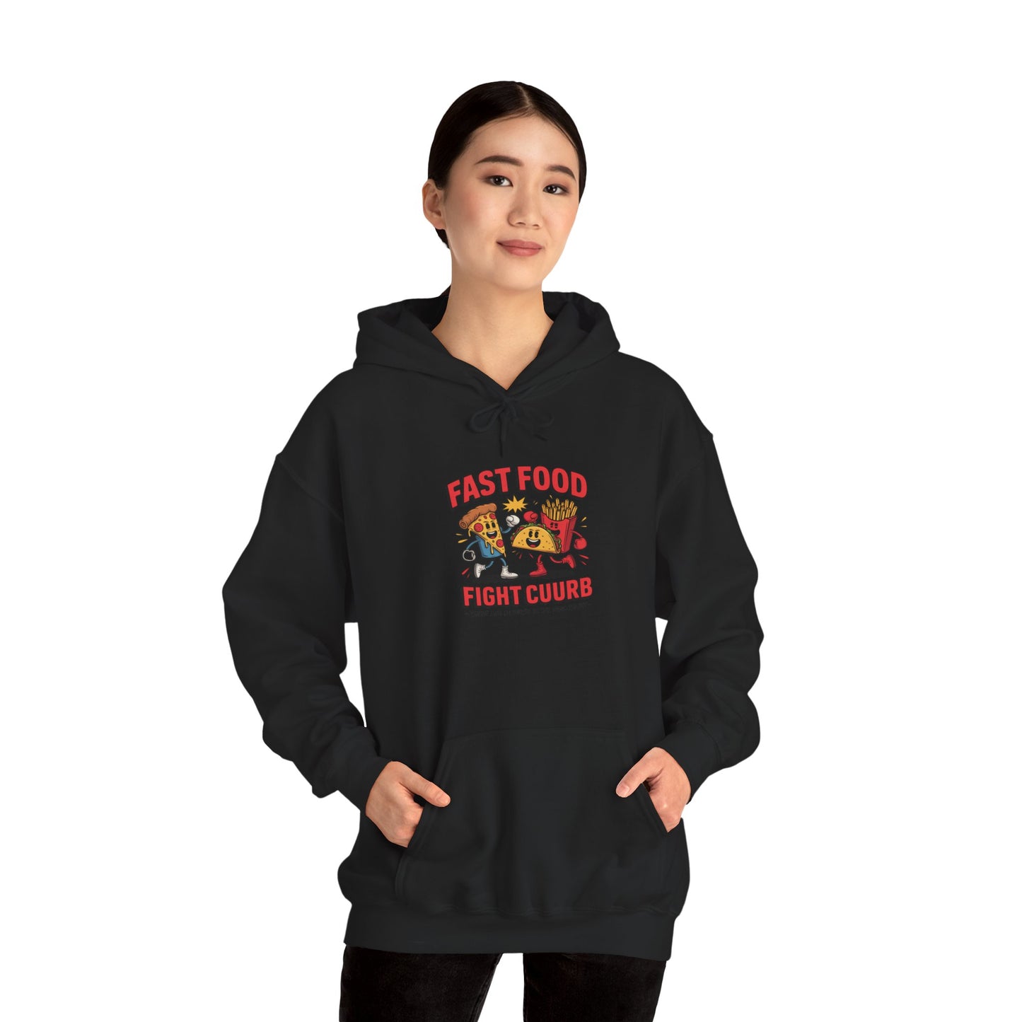 Fast Food Fight Club Unisex Hooded Sweatshirt