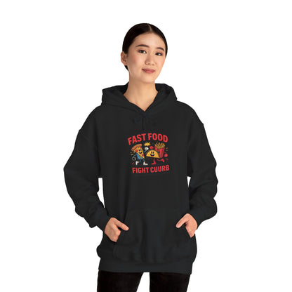 Fast Food Fight Club Unisex Hooded Sweatshirt