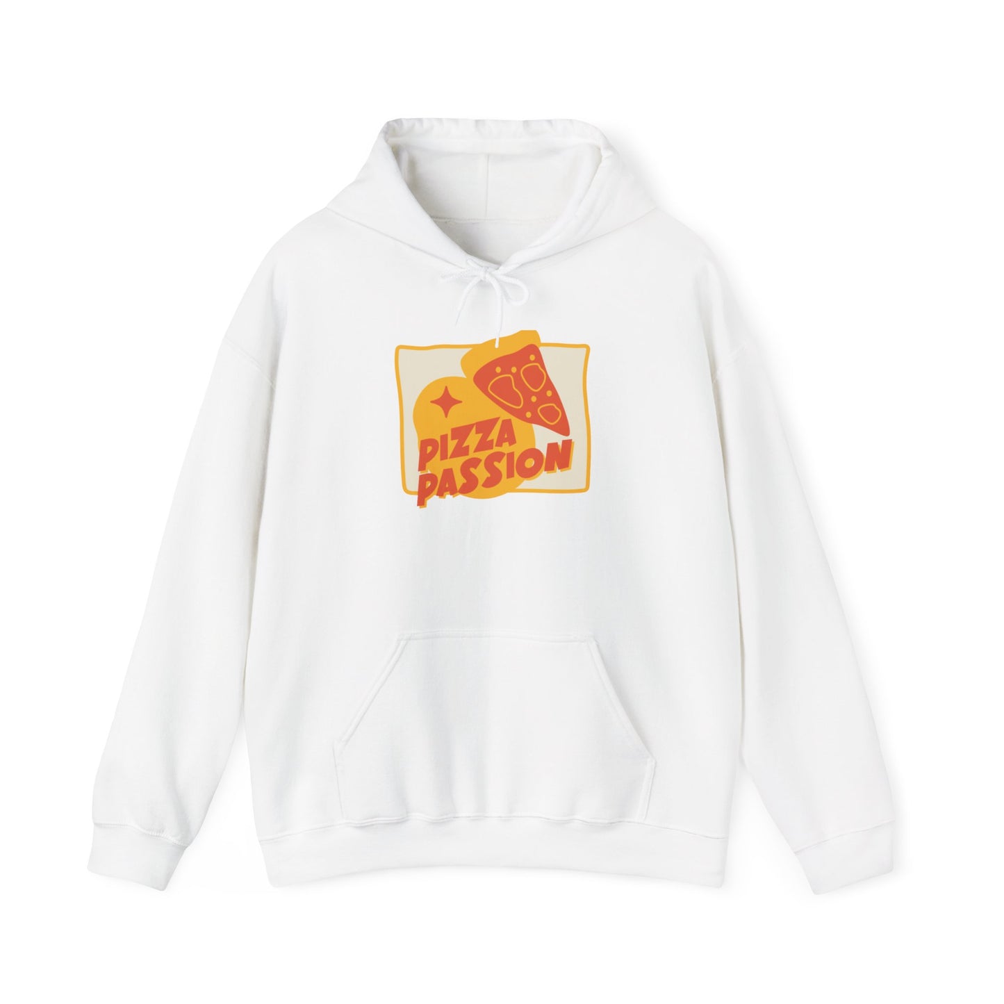 Pizza Passion Unisex Heavy Blend™ Hooded Sweatshirt - Cozy and Fun Apparel