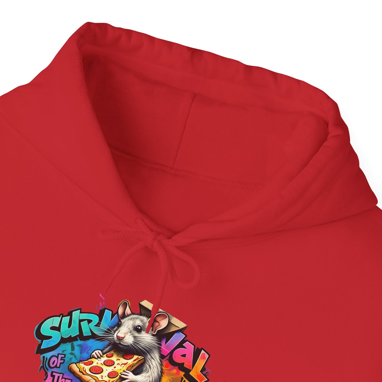 Survival of Tastiest Unisex Heavy Blend Hoodie - Fun & Cozy Sweatshirt for Pizza Lovers