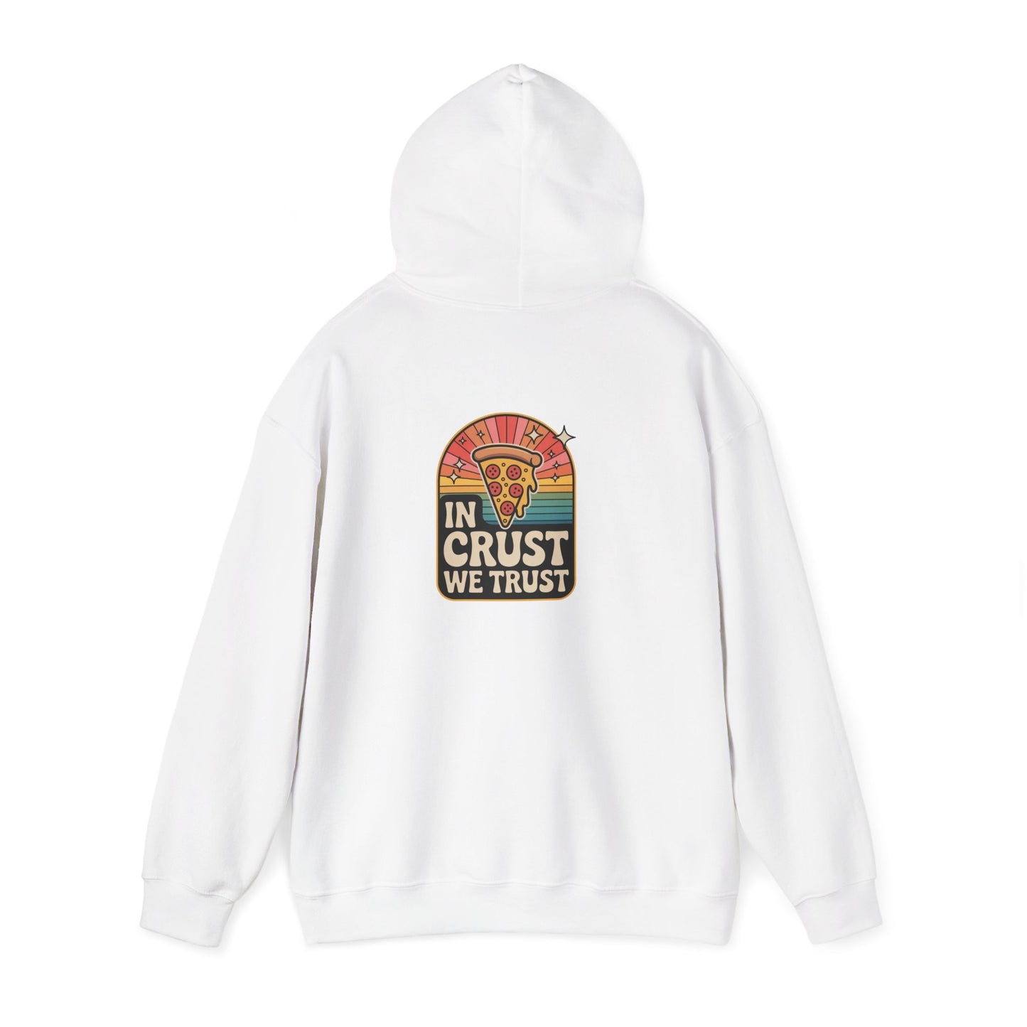 Pizza Lovers Unisex Hoodie - 'In Crust We Trust' Sweatshirt, Cozy Fashion, Gift for Foodies, Casual Wear, Snuggle Up Style