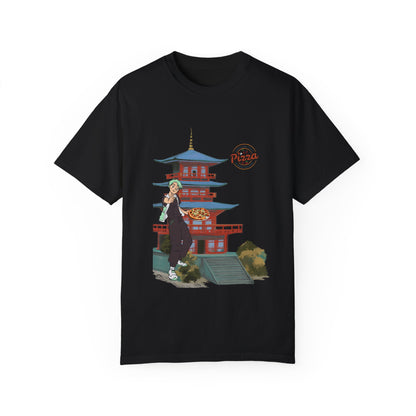 Pizza Delivery Unisex Garment-Dyed T-Shirt - Fun Graphic Tee for Food Lovers