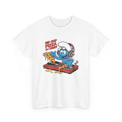 Hip-Hop Pizza DJ Smurf Unisex Heavy Cotton Tee