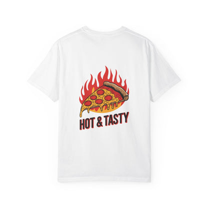 Spicy Pizza Graphic T-Shirt - Hot & Tasty, Unisex Tee, Funny Food Shirt, Gift for Foodies, Casual Wear, Summer Style