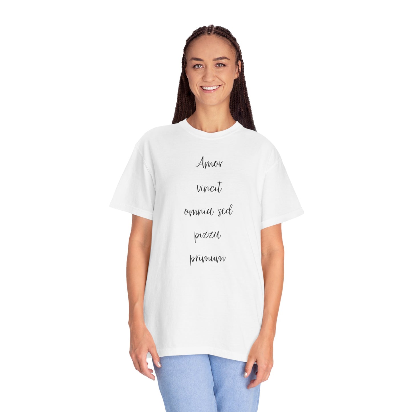 Inspirational Quote Unisex T-Shirt - "Amor vincit omnia"