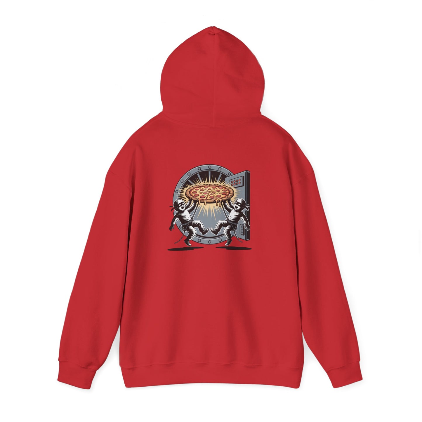 Pizza Bandits Hooded Sweatshirt with Colorful Design - Perfect for Casual Outings