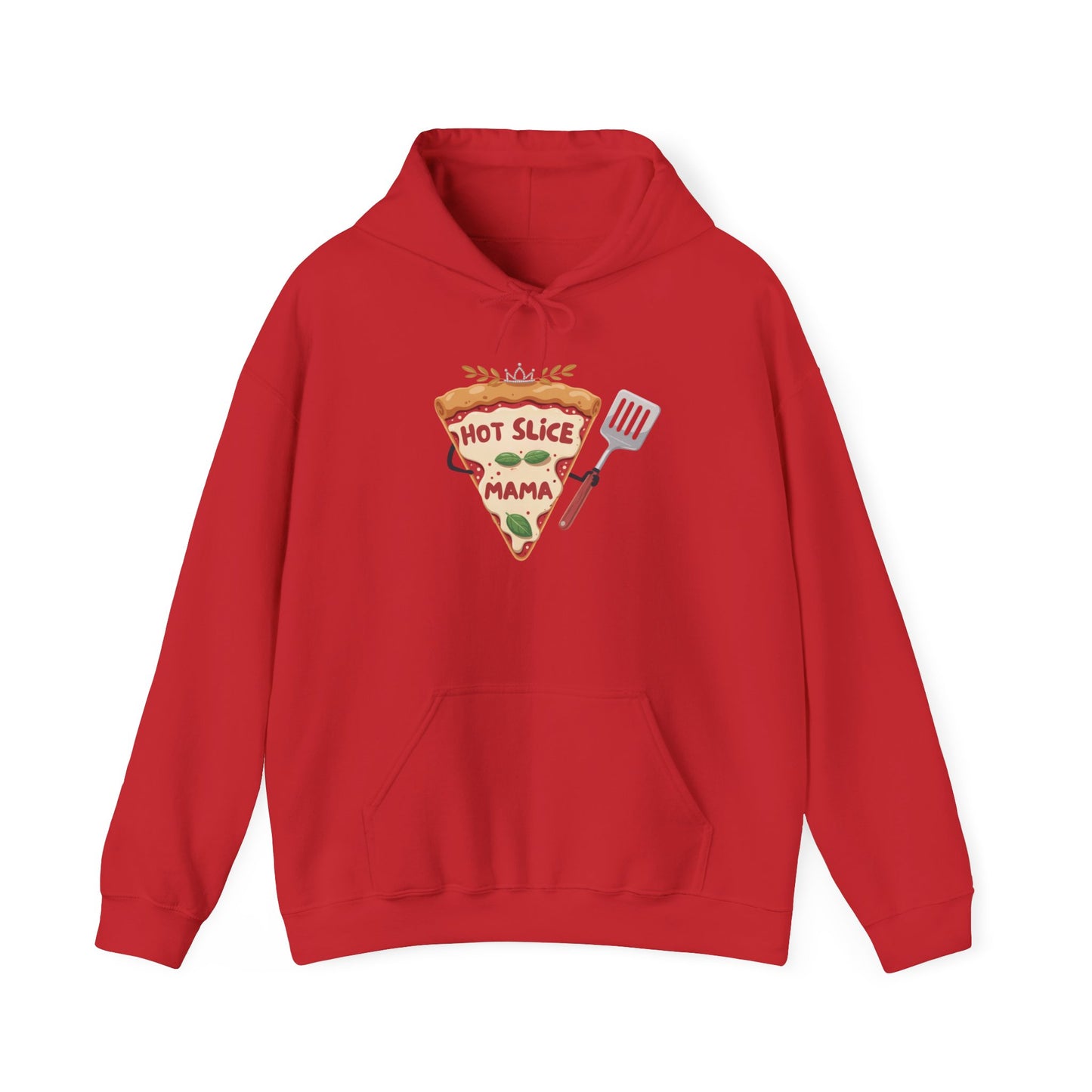 Pizza Lover Unisex Hoodie - 'Hot Slice Mama' Design