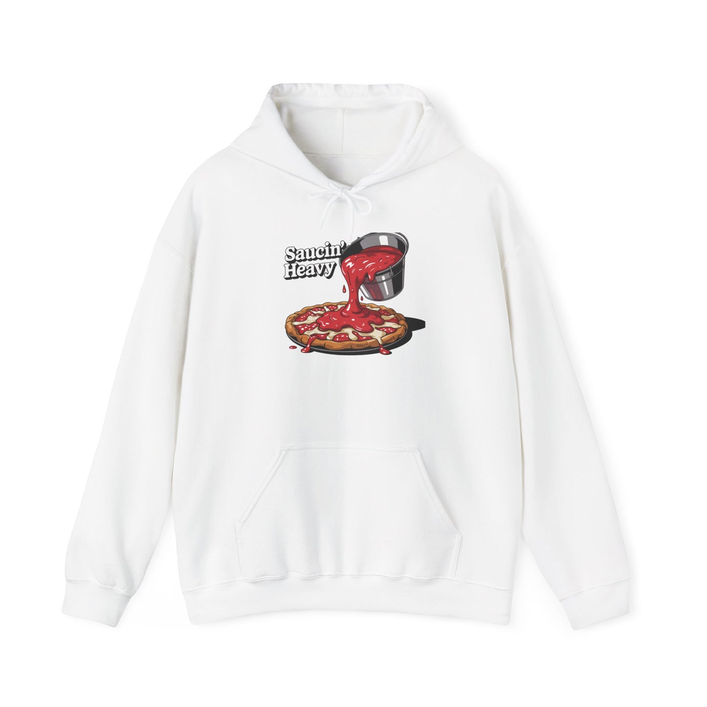 Saucy Pizza Lover Hooded Sweatshirt
