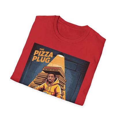 The Pizza Plug Unisex Softstyle T-Shirt - Fun Graphic Tee for Pizza Lovers