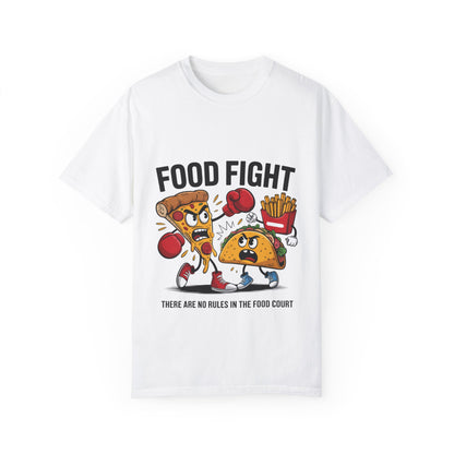 Funny Food Fight Unisex T-Shirt - Perfect for Food Lovers and Casual Wear