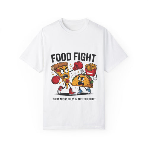 Funny Food Fight Unisex T-Shirt - Perfect for Food Lovers and Casual Wear