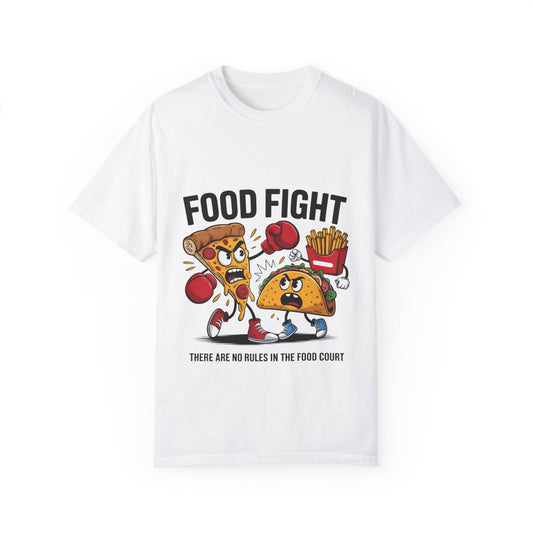 Funny Food Fight Unisex T-Shirt - Perfect for Food Lovers and Casual Wear