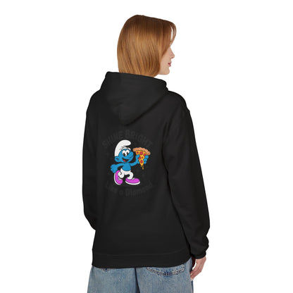 Shine Bright Like a Diamond Pizza Smurf Hoodie - Unisex