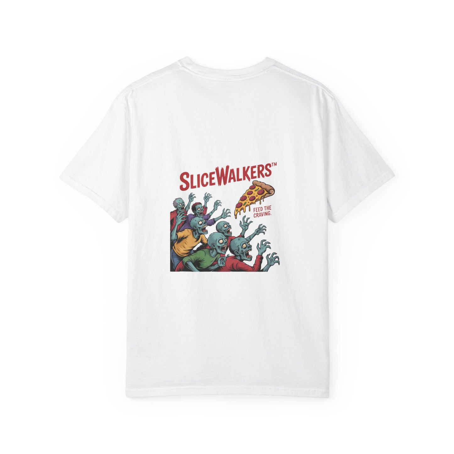 Zombie Slice Walkers T-Shirt | Fun Graphic Tee for Halloween, Costume Party, Gifts, Casual Wear, Everyday Style