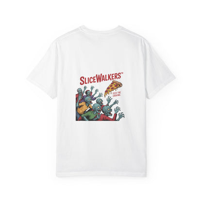 Zombie Slice Walkers T-Shirt | Fun Graphic Tee for Halloween, Costume Party, Gifts, Casual Wear, Everyday Style