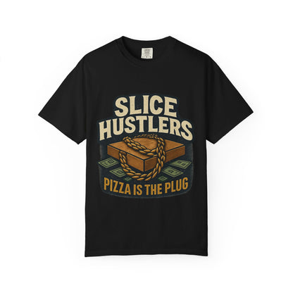 Pizza Hustler Unisex T-Shirt | Fun Foodie Gift, Casual Wear, Pizza Lover Shirt, Quirky Graphic Tee, Unique Gift Idea