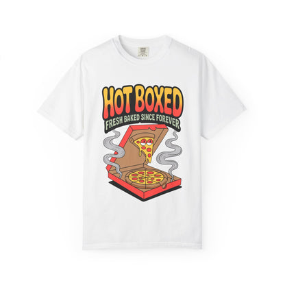 Pizza Lovers Unisex T-shirt | Hot Boxed Graphic Tee, Casual Wear, Gift for Foodies, Comfortable Lifestyle Shirt, Birthday Party Apparel