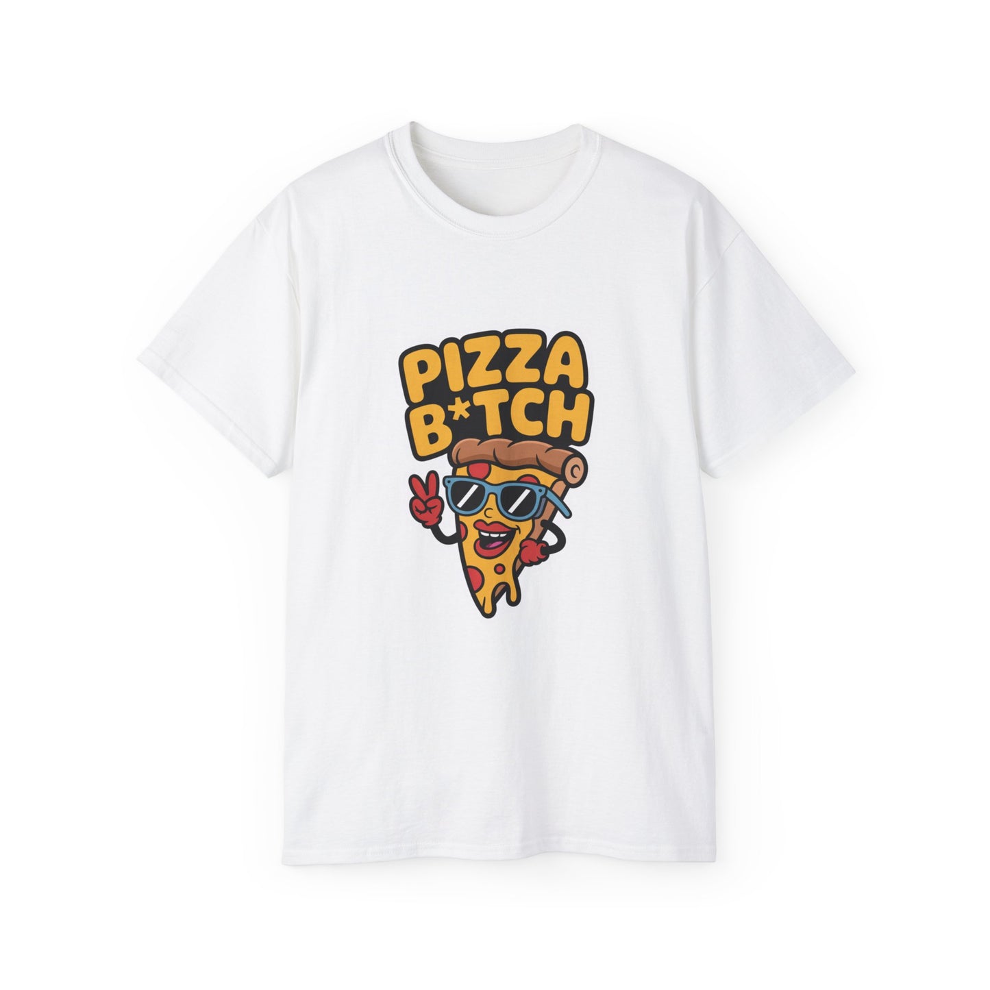 Pizza B*tch – Sass & Slice Attitude Shirt Design