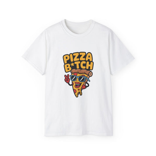 Pizza B*tch – Sass & Slice Attitude Shirt Design