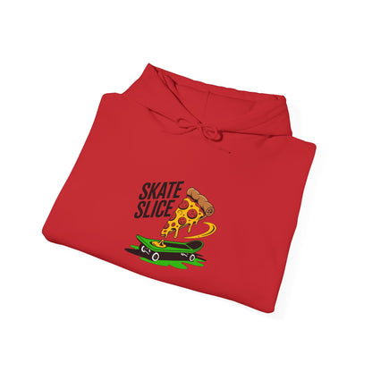 Skate Slice Hoodie – Fun Graphic Sweatshirt for Pizza Lovers