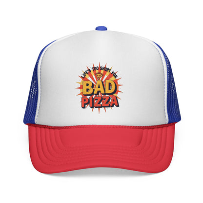 Fun Trucker Caps for Pizza Lovers | Bad Pizza Cap, Gifts for Foodies, Festival Hats, Casual Style, Unisex Accessories