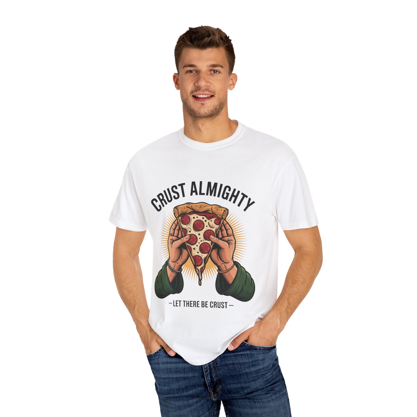 Unisex T-Shirt - Crust Almighty Pizza Graphic Tee