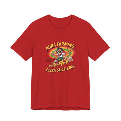 Aura Farming – Pizza Slice King Gamer Edition T-Shirt