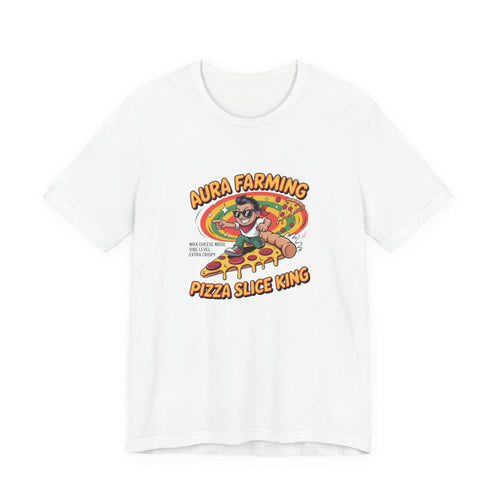 Aura Farming – Pizza Slice King Gamer Edition T-Shirt