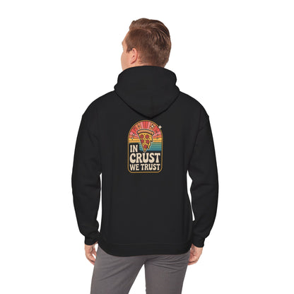 Pizza Lovers Unisex Hoodie - 'In Crust We Trust' Sweatshirt, Cozy Fashion, Gift for Foodies, Casual Wear, Snuggle Up Style