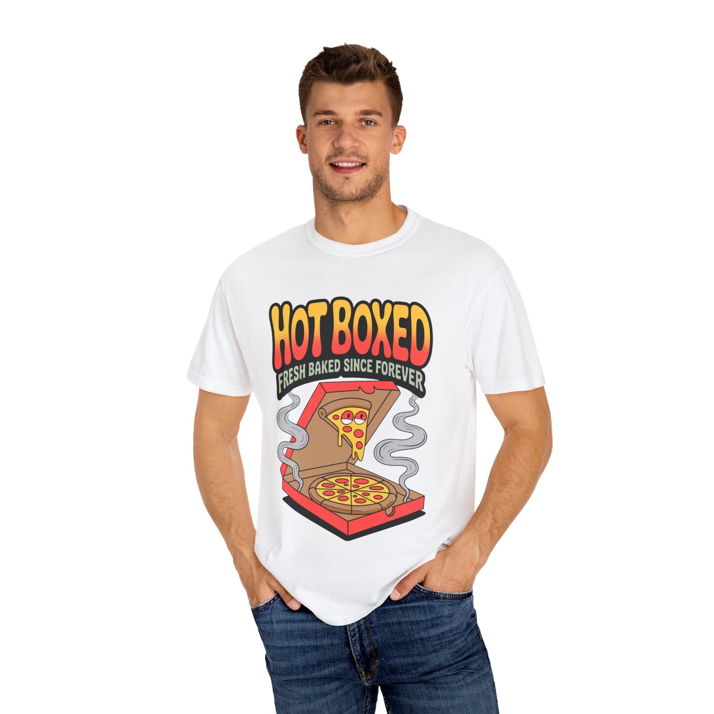 Pizza Lovers Unisex T-shirt | Hot Boxed Graphic Tee, Casual Wear, Gift for Foodies, Comfortable Lifestyle Shirt, Birthday Party Apparel