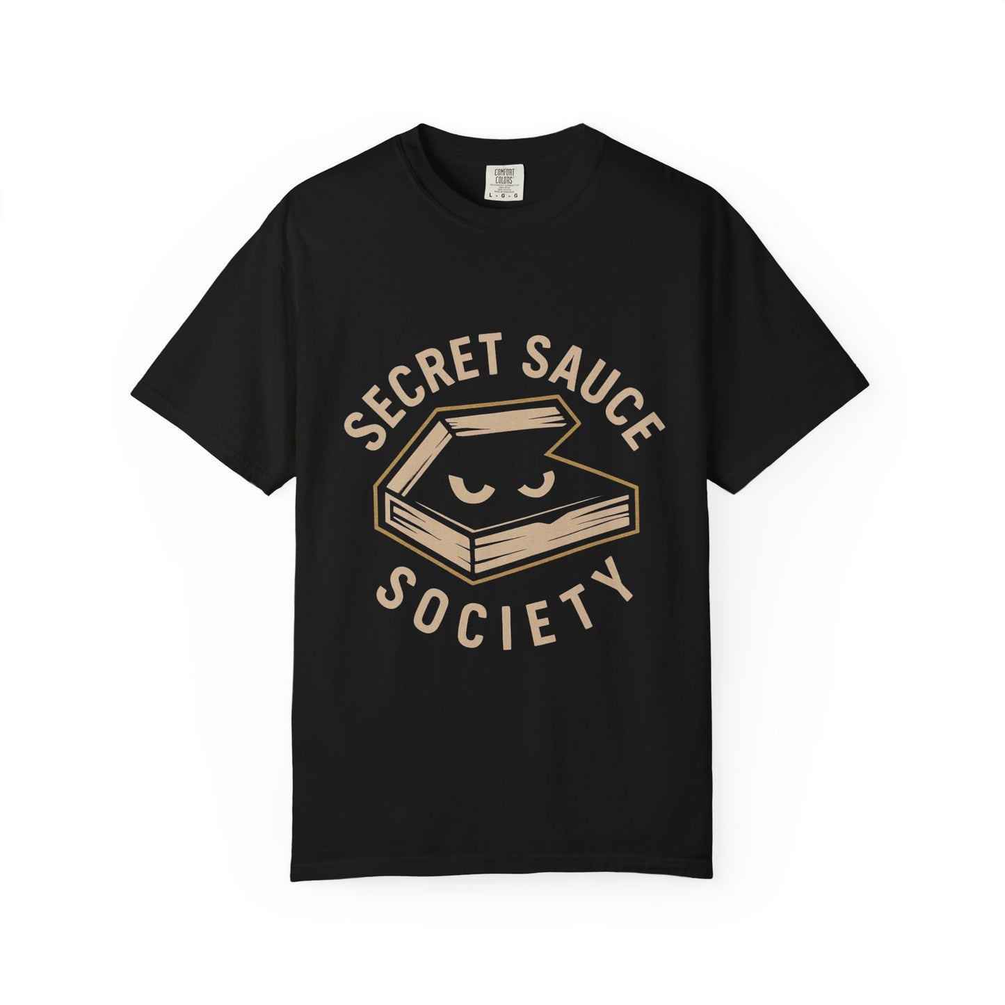 Secret Sauce Society T-Shirt, Unisex Garment-Dyed Tee, Funny Foodie Gift, Casual Wear, Cooking Enthusiast Apparel