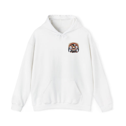 Artistic Unisex Hooded Sweatshirt with Unique Design, Cozy Hoodie for Everyday Wear, Gift for Art Lovers, Unisex Fashion