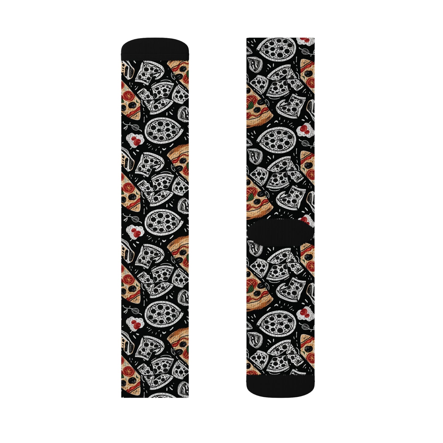 Pizza Party Sublimation Socks |