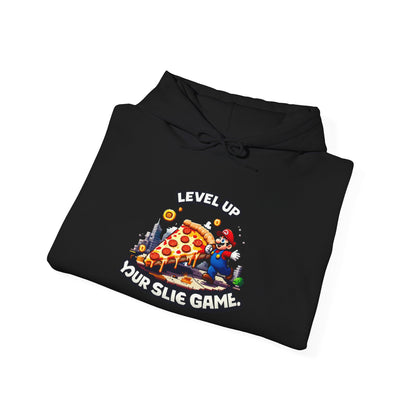 Level Up Pizza Gaming Hoodie - Unisex Heavy Blend Sweatshirt