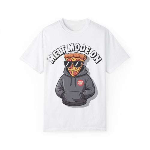 Melt Mode On Unisex T-Shirt | Fun Pizza Graphic Tee