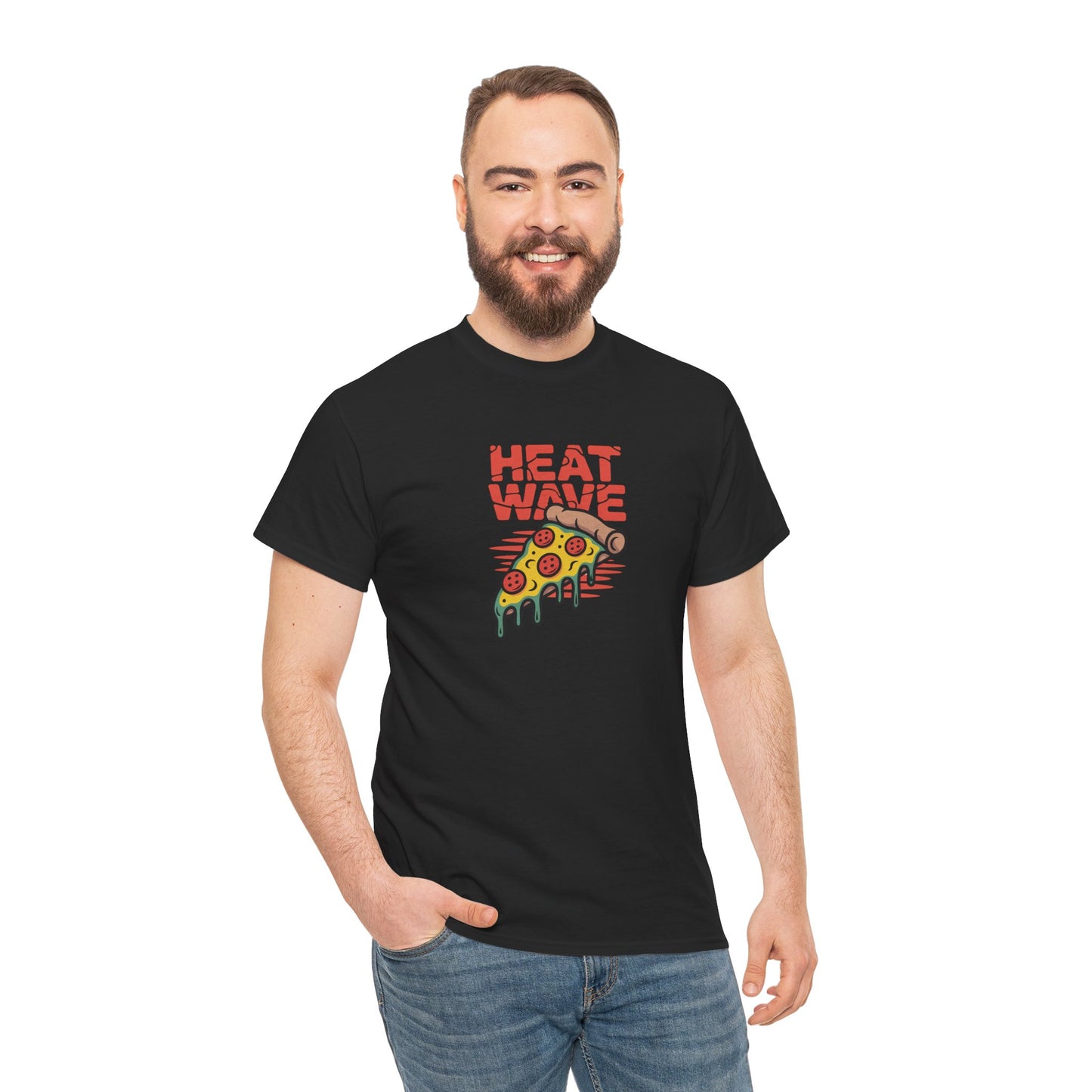 Pizza Lover's Heat Wave Tee - Unisex Casual Shirt, Summer Vibes T-Shirt, Gift for Foodies, Fun Summer Apparel, Comfortable Everyday Wear