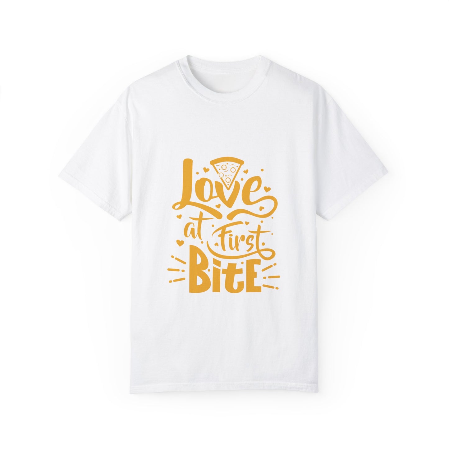 Unisex Love at First Bite T-Shirt - Perfect for Pizza Lovers