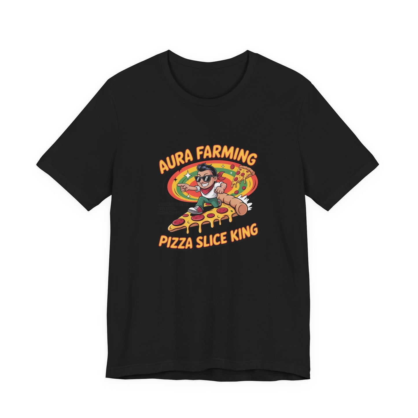 Aura Farming – Pizza Slice King Gamer Edition T-Shirt