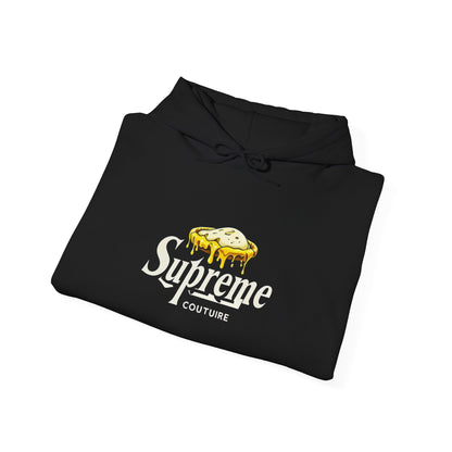 Supreme Decadent Cake Hoodie - Unisex Heavy Blend Sweatshirt for Dessert Lovers