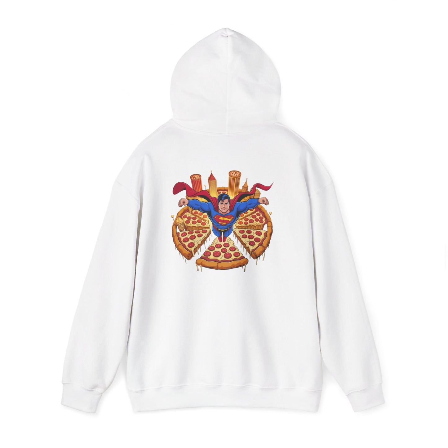 Flight Over Mozzarella City Hooded Sweatshirt